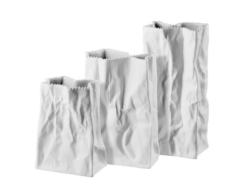 Rosenthal & Tapio Wirkkala: Paper bag vases & renowned designs